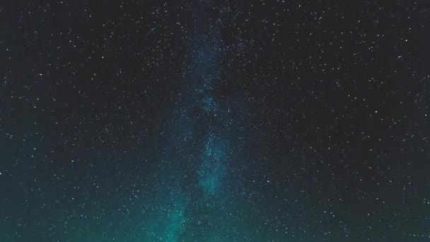 Noche cielo estrellado timelapse — Vídeo de stock