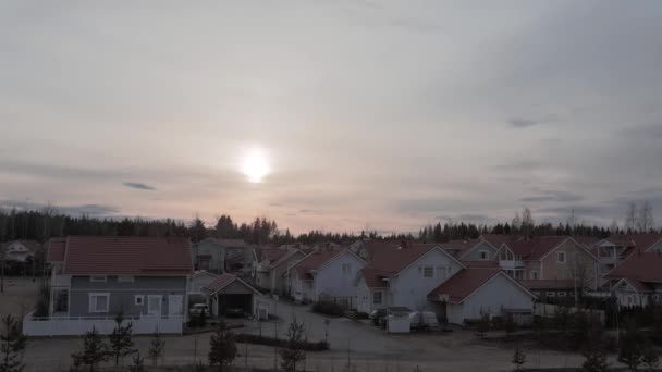 Kerava, Finland in voorjaar timelapse video — Stockvideo