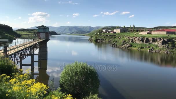 Aragat zbiornik Aparan regionie Armenia — Wideo stockowe