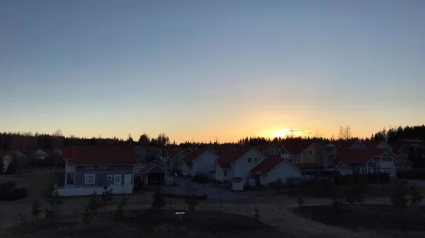 Kerava, Finnland im Zeitraffer im Frühling — Stockfoto