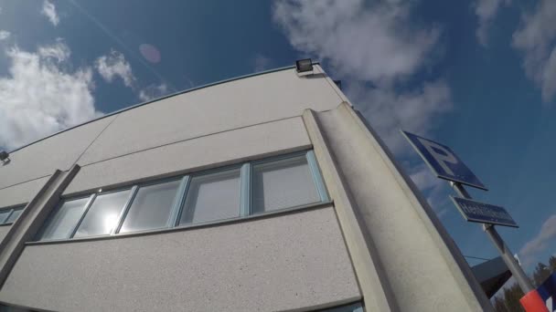 Edificio in Finlandia timelapse — Video Stock