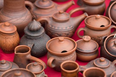 Kil tencere yakın çekim