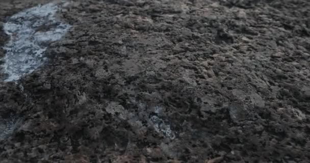 Кам'яна поверхня крупним планом — стокове відео