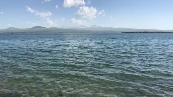 Lake Sevan Armenië — Stockvideo