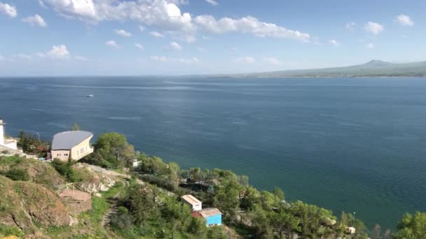 Озеро Севан Вірменії — стокове відео