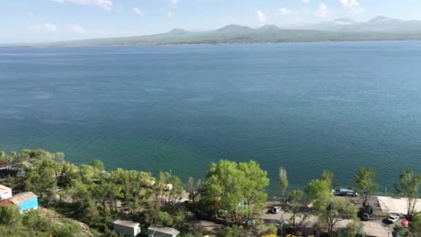 Lago Sevan Arménia — Vídeo de Stock
