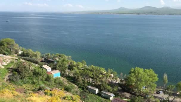 Lago Sevan Armenia — Vídeo de stock