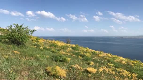 Lake Sevan Armenië — Stockvideo
