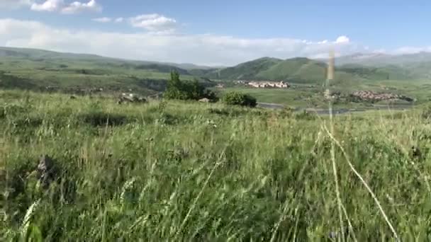 Arménie, vallée de montagne verte — Video