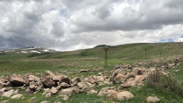 Sulle montagne dell'Armenia . — Video Stock