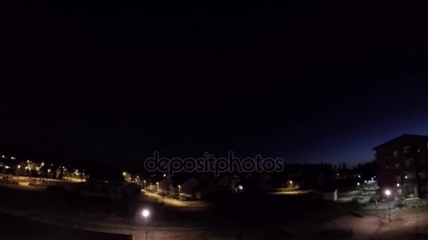 Aube au Kerava, Finlande au printemps Timelapse vidéo .