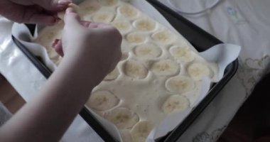 muz pasta yakın çekim masada yemek