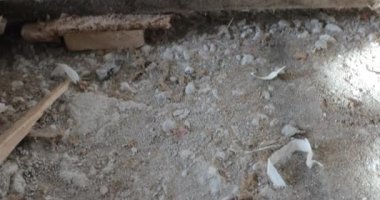 içinde tozlu Oda terk edilmiş bir