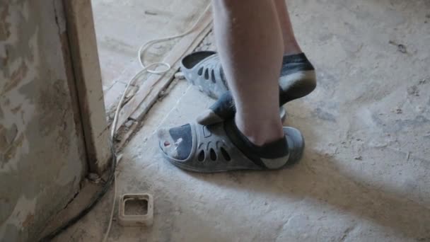 Chaussettes holey en caoutchouc gifles — Video