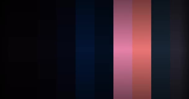 Абстрактний фон з вертикальними різнокольоровими рухомими смугами — стокове відео