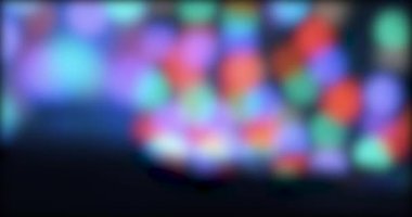 Bulanık renkli parlak renk müzik etkisi