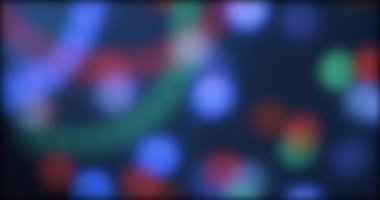 Bulanık renkli parlak renk müzik etkisi