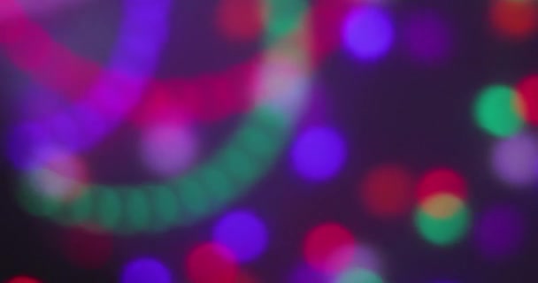 Efecto de luces sonoras de abstracción de colores brillantes — Vídeo de stock