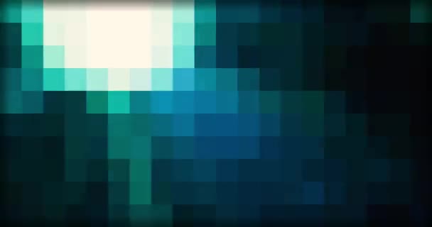 Pixel multicolor brillante abstracto movimiento fondo — Vídeo de stock