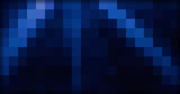Pixel veelkleurige heldere abstract achtergrond verplaatsen — Stockvideo