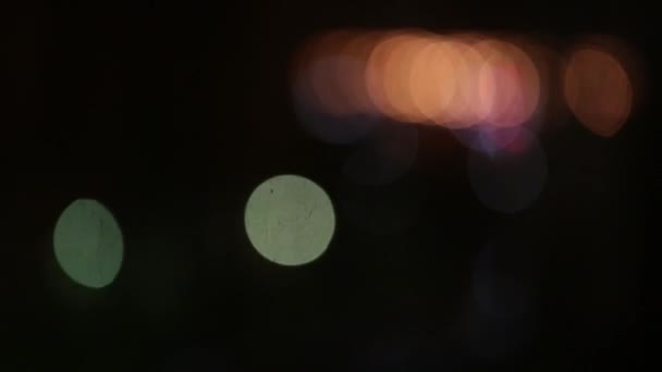 Bokeh close-up fundo abstrato — Vídeo de Stock