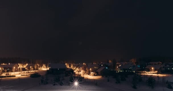 冬季 timelapse 视频 Kerava, 芬兰 — 图库视频影像