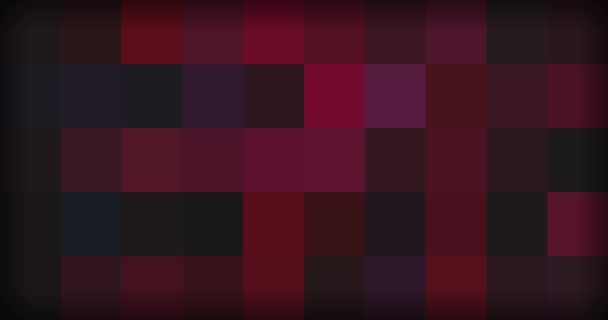 Fond multicolore de pixels en mouvement — Video