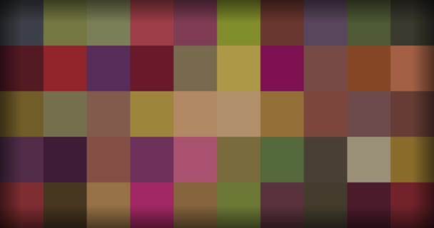 Fundo multicolorido de pixels em movimento — Vídeo de Stock