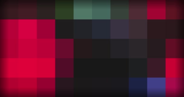 Fundo multicolorido de pixels em movimento — Vídeo de Stock