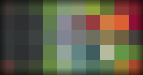 Többszínű háttér a pixel a mozgás — Stock videók