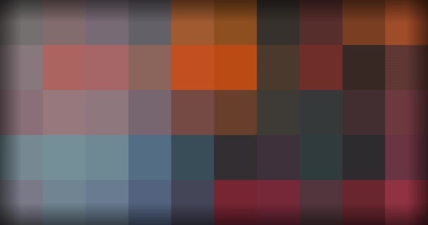 Multicolor bakgrund av pixlar i rörelse — Stockvideo