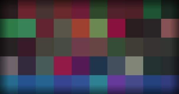 Fundo multicolorido de pixels em movimento — Vídeo de Stock