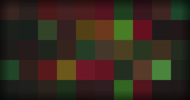 Fond multicolore de pixels en mouvement — Video