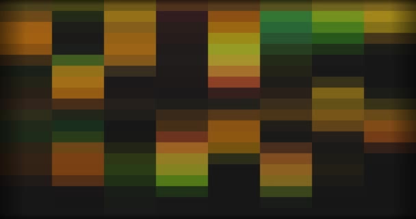 Mehrfarbiger Hintergrund von Pixeln in Bewegung — Stockvideo