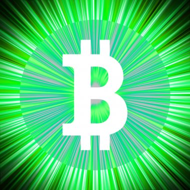 bir arka plan bitcoin işareti