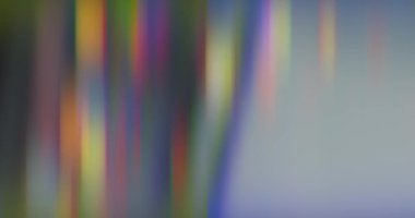 çok renkli parlak ışıkların çarpık ve bulanık hareket