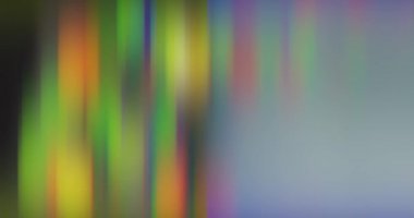 çok renkli parlak ışıkların çarpık ve bulanık hareket