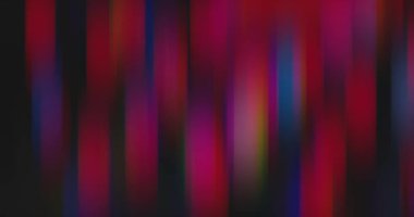 çok renkli parlak ışıkların çarpık ve bulanık hareket