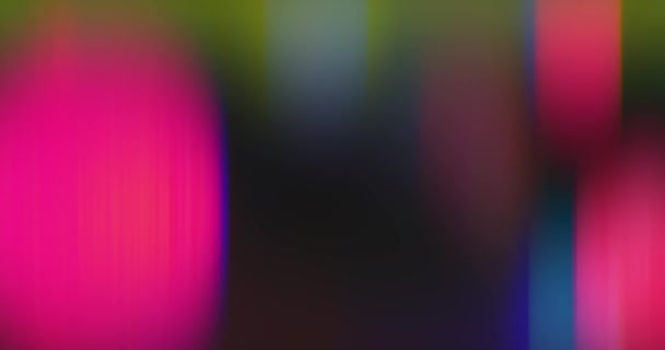 mouvement déformé et flou de lumières lumineuses multicolores 