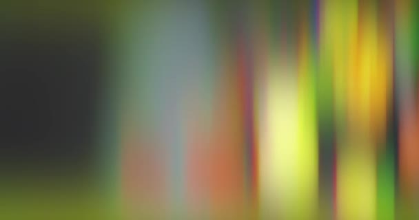Movimiento distorsionado y borroso de luces brillantes multicolores — Vídeo de stock
