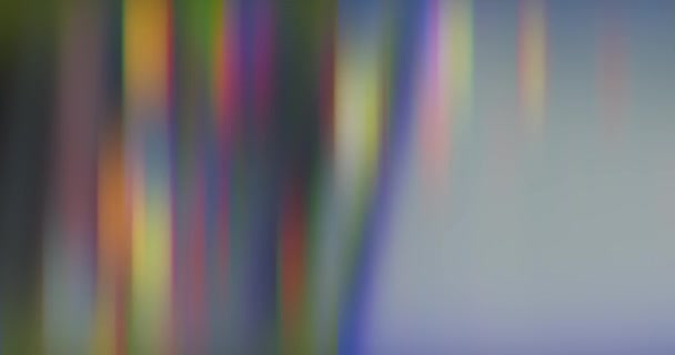 Movimento distorcido e turvo de luzes brilhantes multicoloridas — Vídeo de Stock