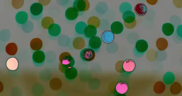 Movimento colorido bokeh cores diferentes — Vídeo de Stock