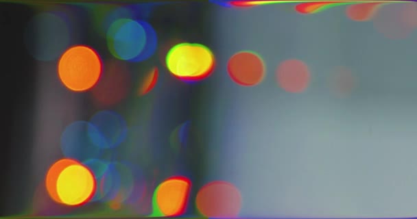 Movimento colorato bokeh colori diversi — Video Stock