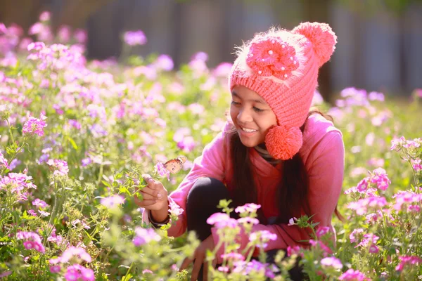 Little asian girl — Stock Photo, Image