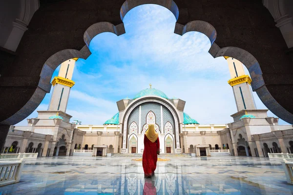 Malaysia Mosque with Muslim pray