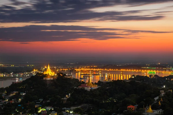 Bakış açısı Mandalay şehir Mandalay hill