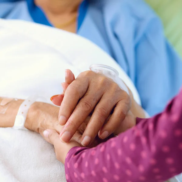 Caring hands holding — Stock Photo, Image