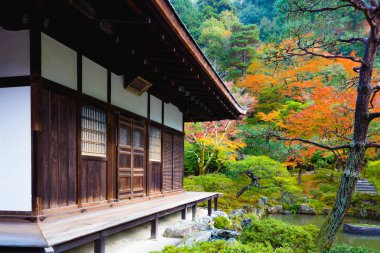 Japon bahçe Ginkakuji Tapınak
