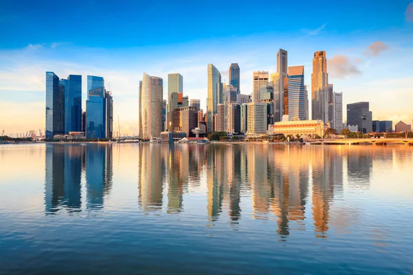 Singapura skyline cidade — Fotografia de Stock