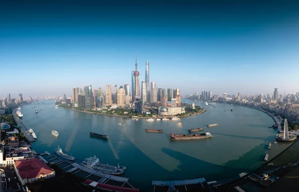 Skyline della città di Shanghai — Foto Stock